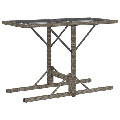 3-delt Bistrosæt med puder Grå polyrattan