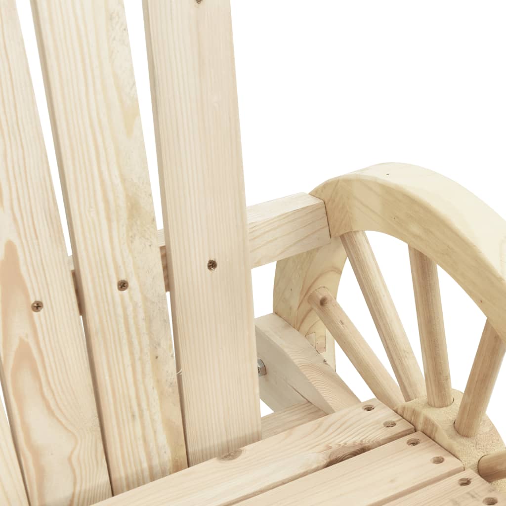 Adirondack-Gartenstuhl 2-Sitzer Massivholz Tanne