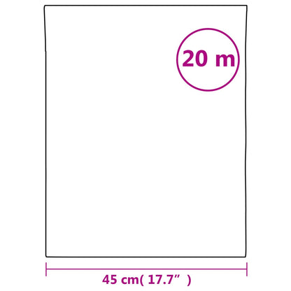 Fensterfolie Matt Grau 45x2000 cm PVC