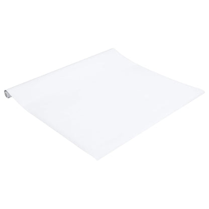 Möbelfolie Selbstklebend Mattweiß 90x500 cm PVC