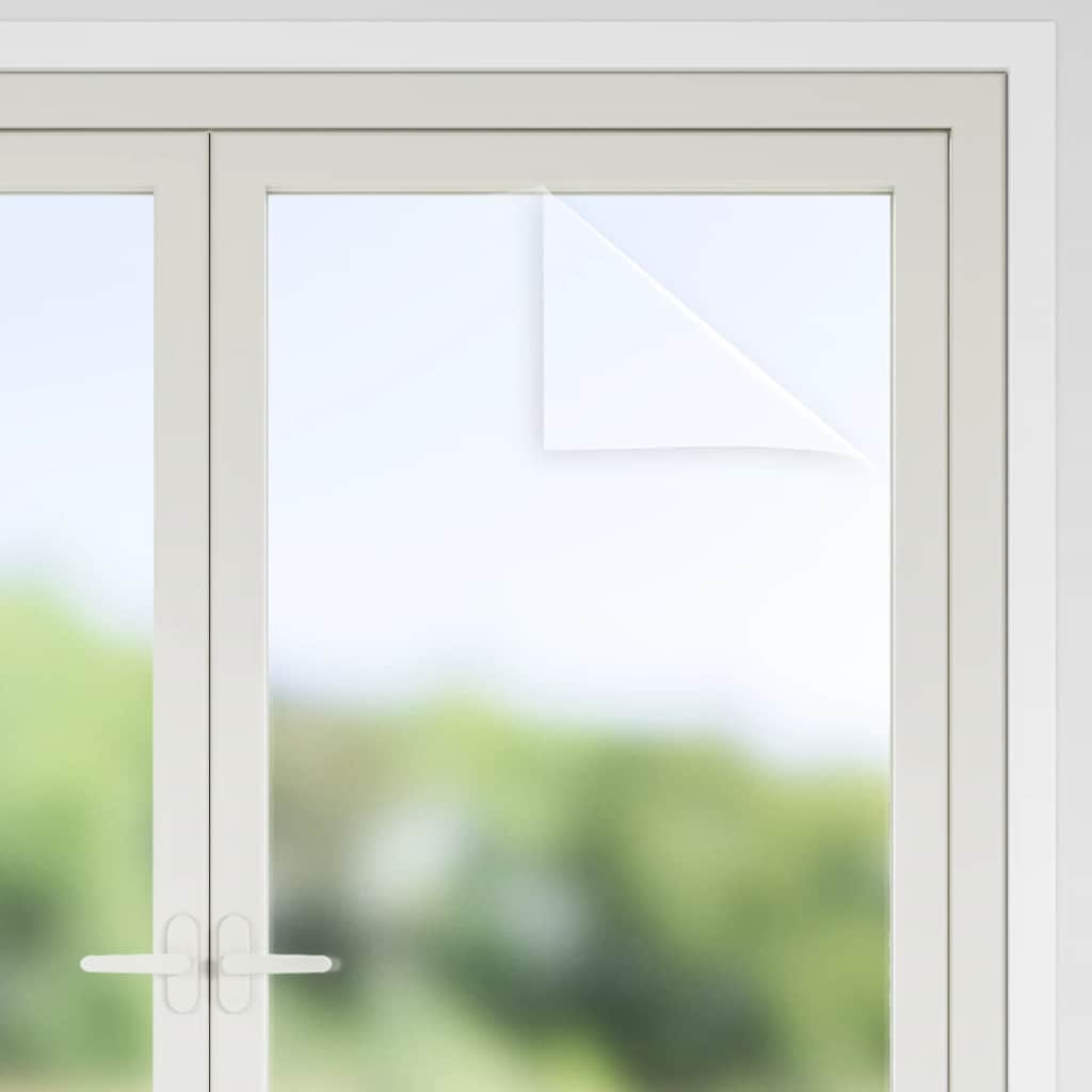 Fensterfolien 5 Stk. Statisch Matt Grau PVC
