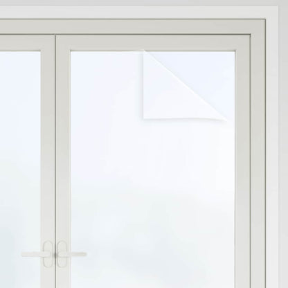 Fensterfolien 5 Stk. Statisch Matt Weiß PVC