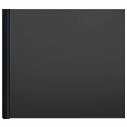 Fensterfolien 3 Stk. Statisch Matt Schwarz PVC