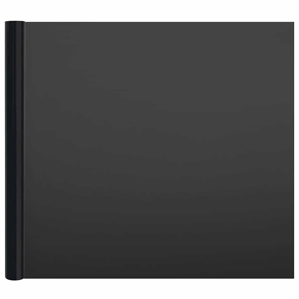 Fensterfolien 5 Stk. Statisch Matt Schwarz PVC