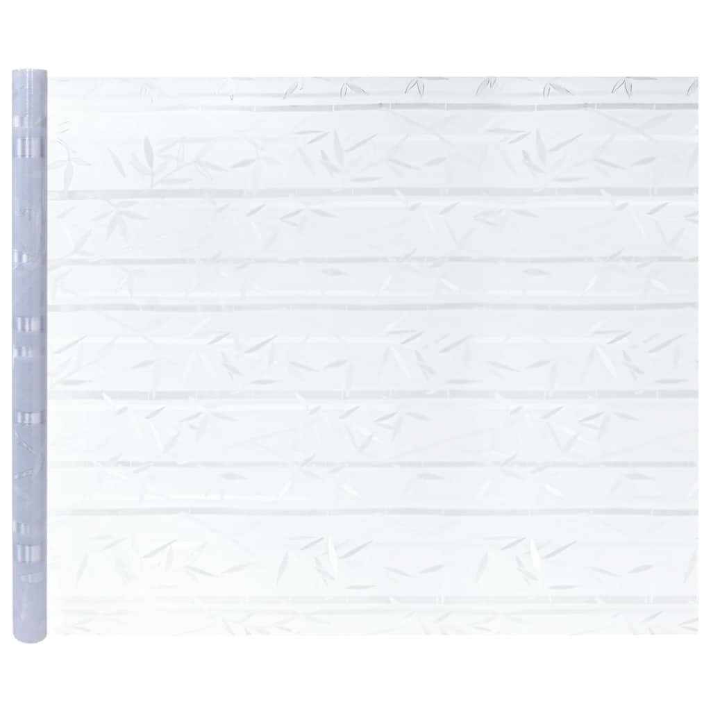 Fensterfolien 4 Stk. Matt Bambus-Muster PVC