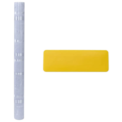 Fensterfolien 2 Stk. Matt Bambus-Muster PVC
