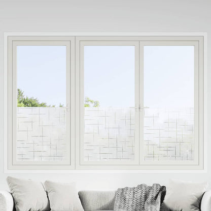 Fensterfolien 2 Stk. Matt Sternen-Muster PVC
