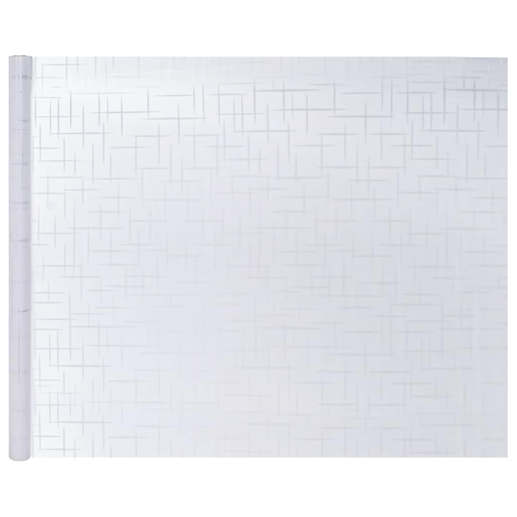Fensterfolien 4 Stk. Matt Sternen-Muster PVC