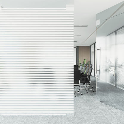 Fensterfolien 4 Stk. Matt Streifenmuster PVC