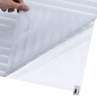 Fensterfolien 4 Stk. Matt Streifenmuster PVC