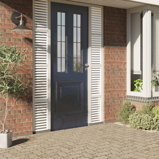 Fensterfolien 4 Stk. Matt Streifenmuster PVC
