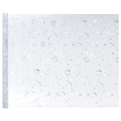 Fensterfolien 4 Stk. Matt Blumenmuster PVC