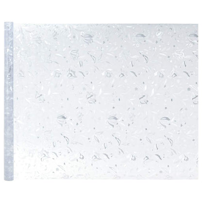 Fensterfolien 4 Stk. Matt Blumenmuster PVC