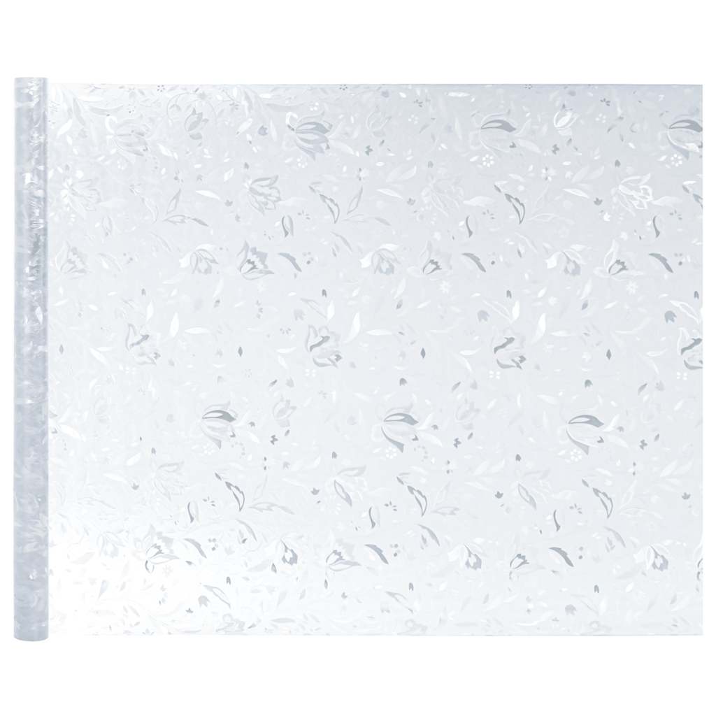 Fensterfolien 2 Stk. Matt Blumenmuster PVC