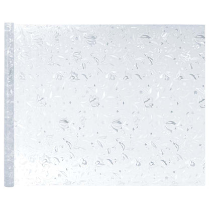 Fensterfolien 2 Stk. Matt Blumenmuster PVC