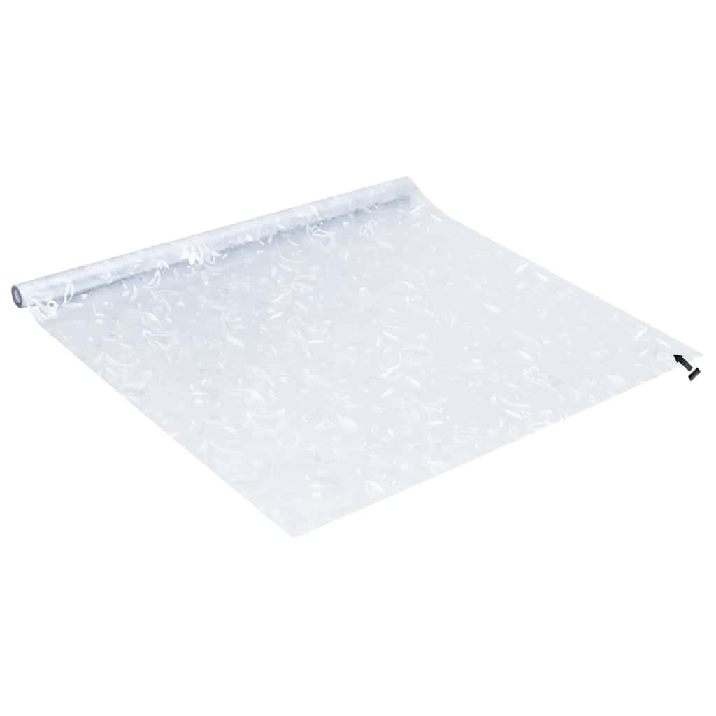 Fensterfolien 4 Stk. Matt Blumenmuster PVC
