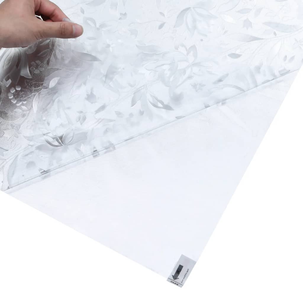 Fensterfolien 4 Stk. Matt Blumenmuster PVC