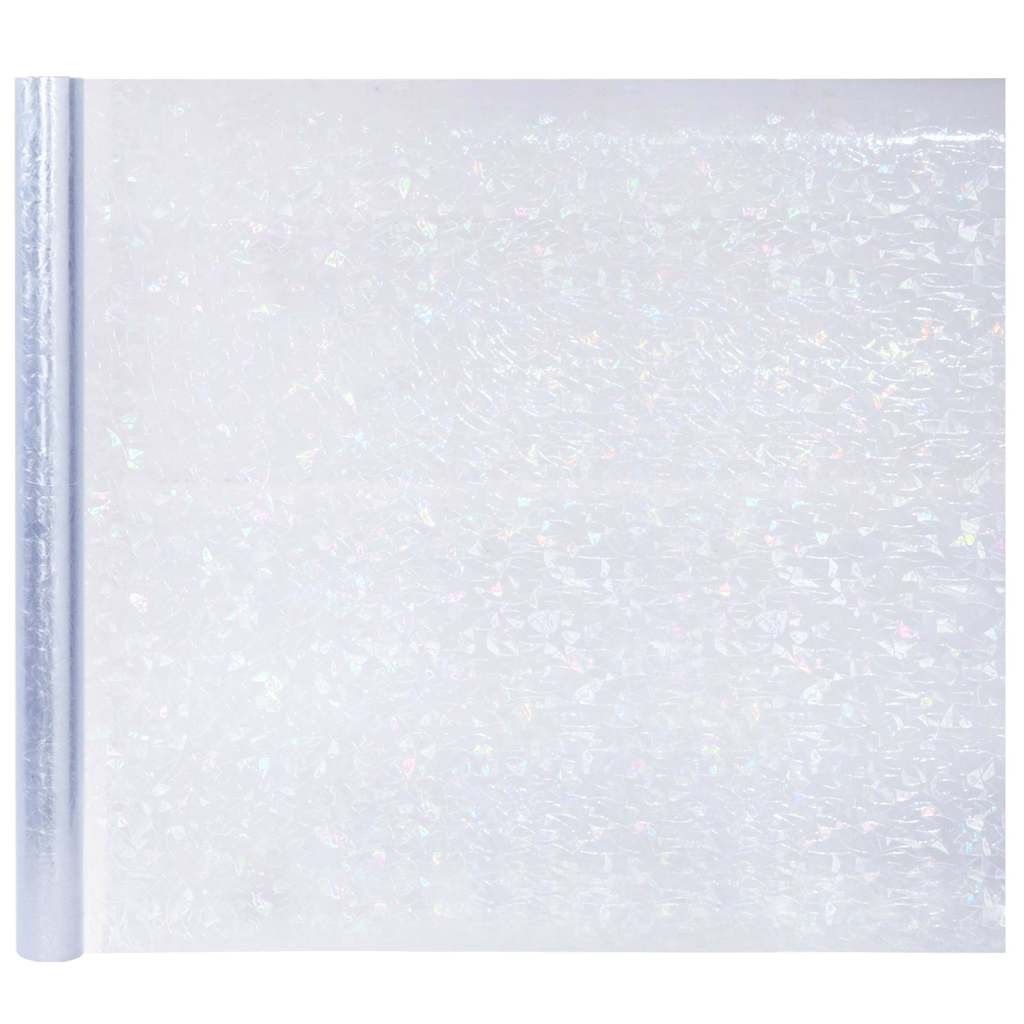 Fensterfolien 3 Stk. Matt 3D Regenbogen-Muster PVC