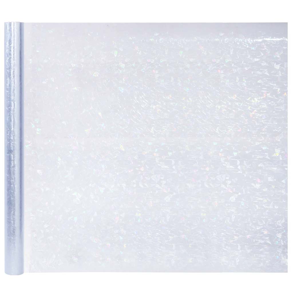 Fensterfolien 5 Stk. Matt 3D Regenbogen-Muster PVC