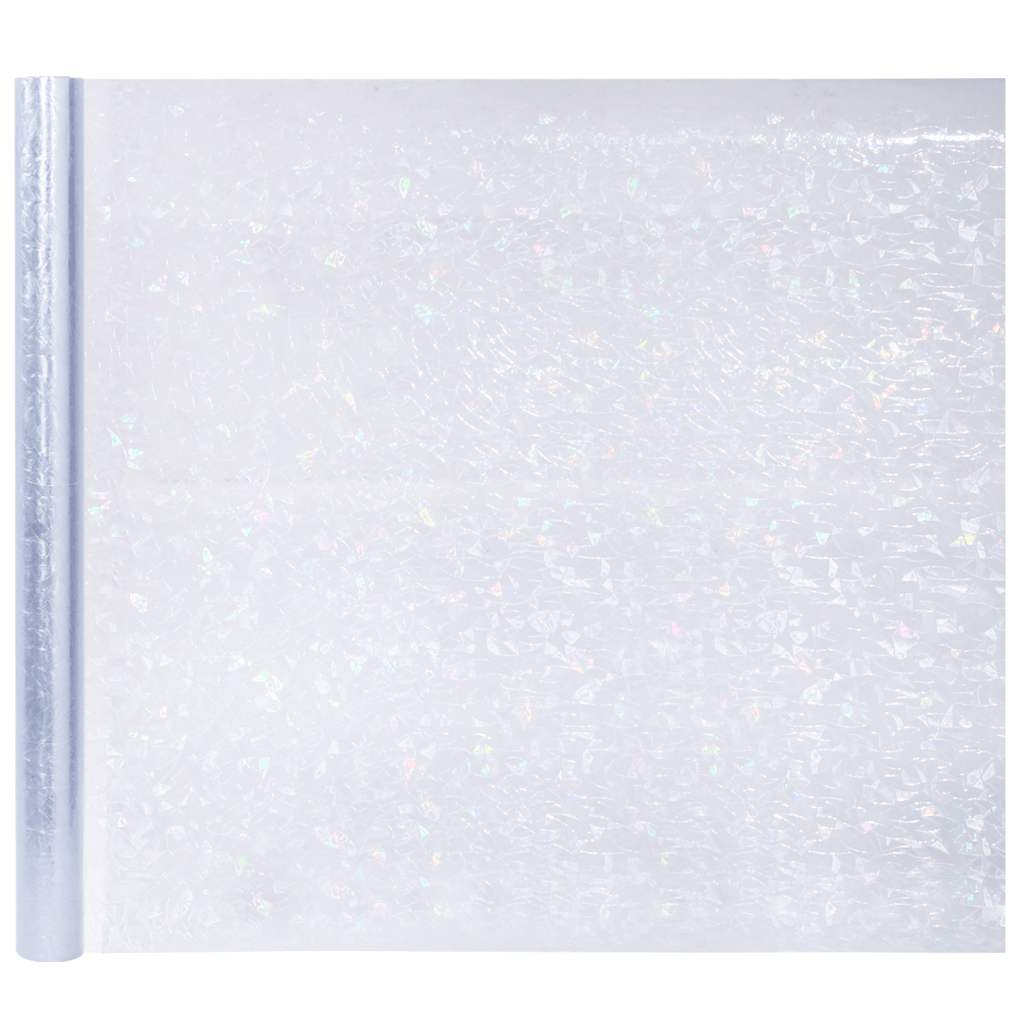 Fensterfolien 3 Stk. Matt 3D Regenbogen-Muster PVC