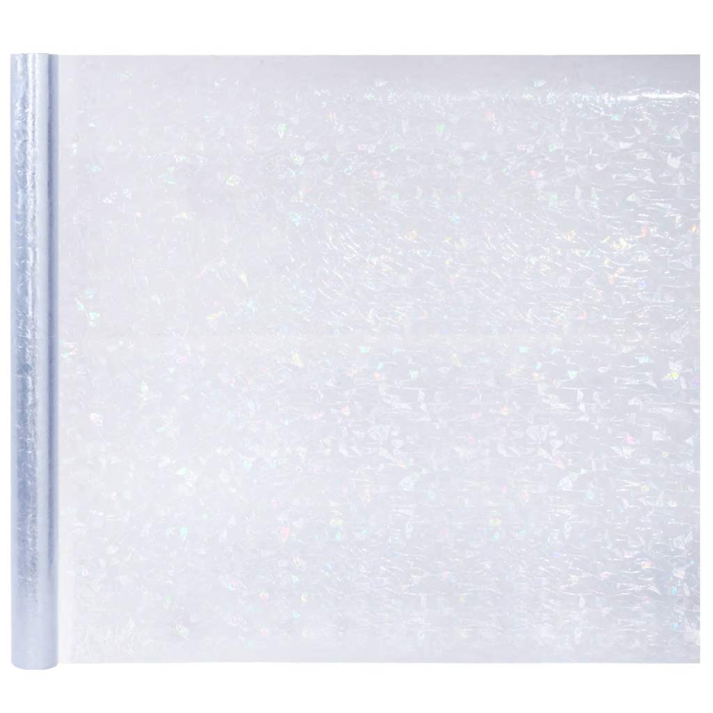 Fensterfolien 3 Stk. Matt 3D Regenbogen-Muster PVC