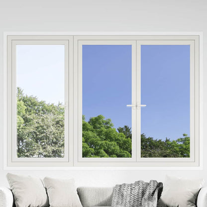 Sonnenschutzfolien 5 Stk. Statisch Reflektierend Silbern PVC