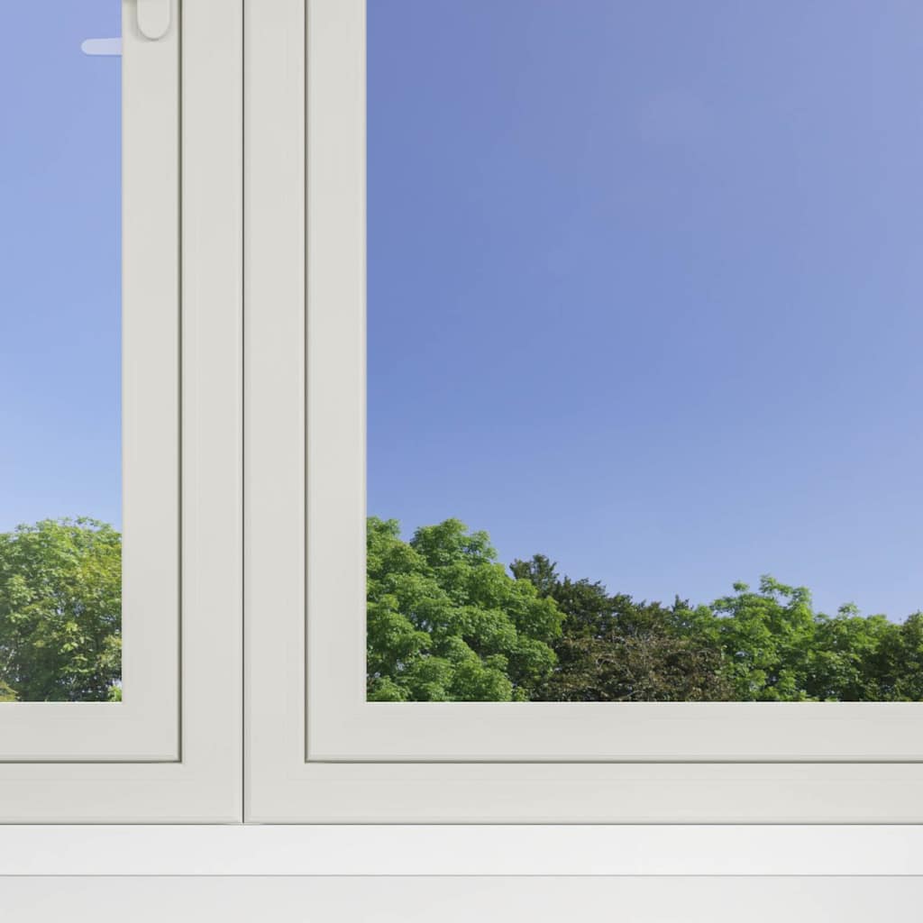 Sonnenschutzfolien 3 Stk. Statisch Reflektierend Silbern PVC