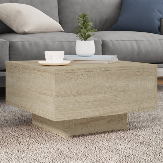 Sofabord Sonoma eg 55x55x31 cm træmateriale