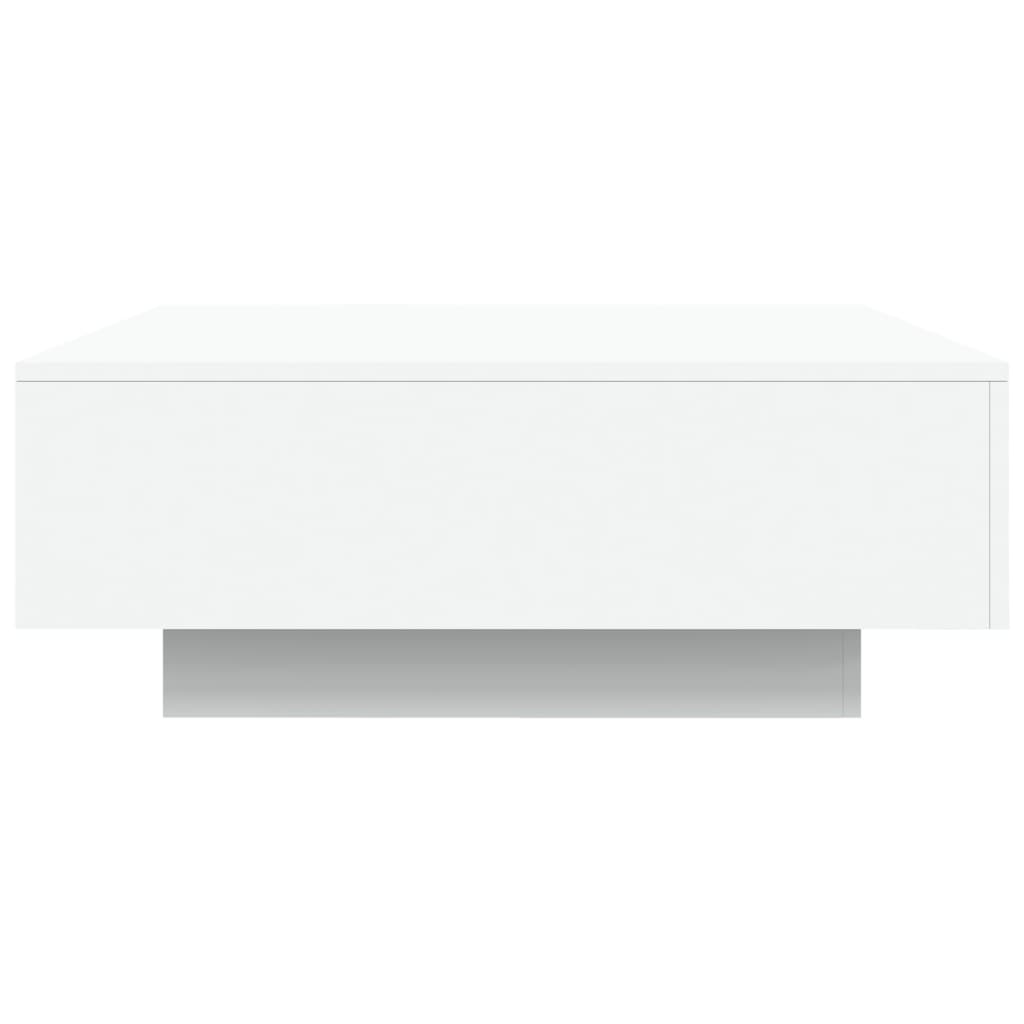 Sofabord Hvid 80x80x31 cm Træ Materiale