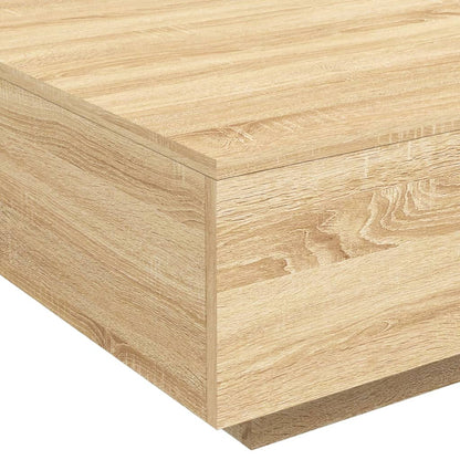 Sofabord Sonoma eg 80x80x31 cm træmateriale