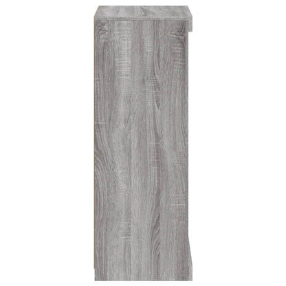 Sideboard mit LED-Leuchten Grau Sonoma 41x37x100 cm