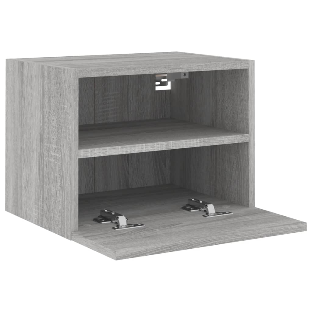 TV overskab grå Sonoma 40x30x30 cm træmateriale