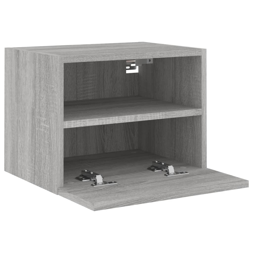 TV overskabe 2 stk Grå Sonoma 40x30x30 cm træmateriale