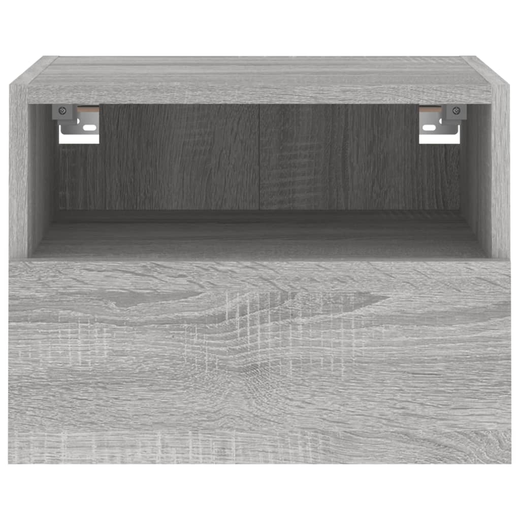TV overskabe 2 stk Grå Sonoma 40x30x30 cm træmateriale