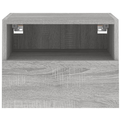 TV overskabe 2 stk Grå Sonoma 40x30x30 cm træmateriale