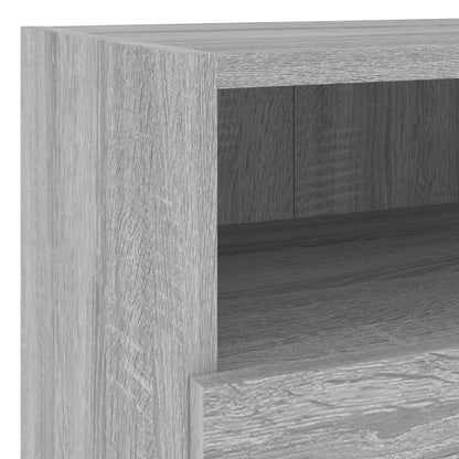 TV overskabe 2 stk Grå Sonoma 40x30x30 cm træmateriale