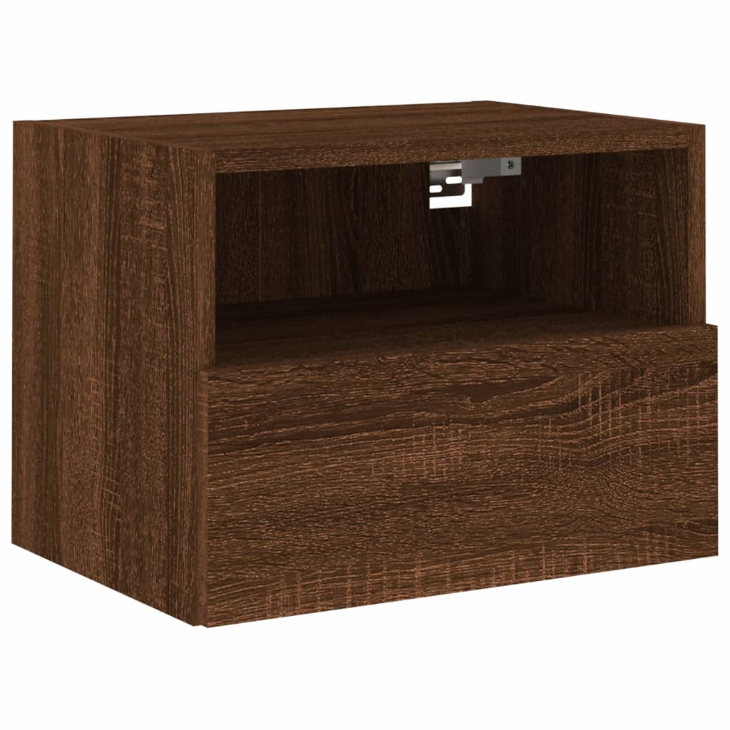 TV overskabe 2 stk Brun eg look 40x30x30 cm