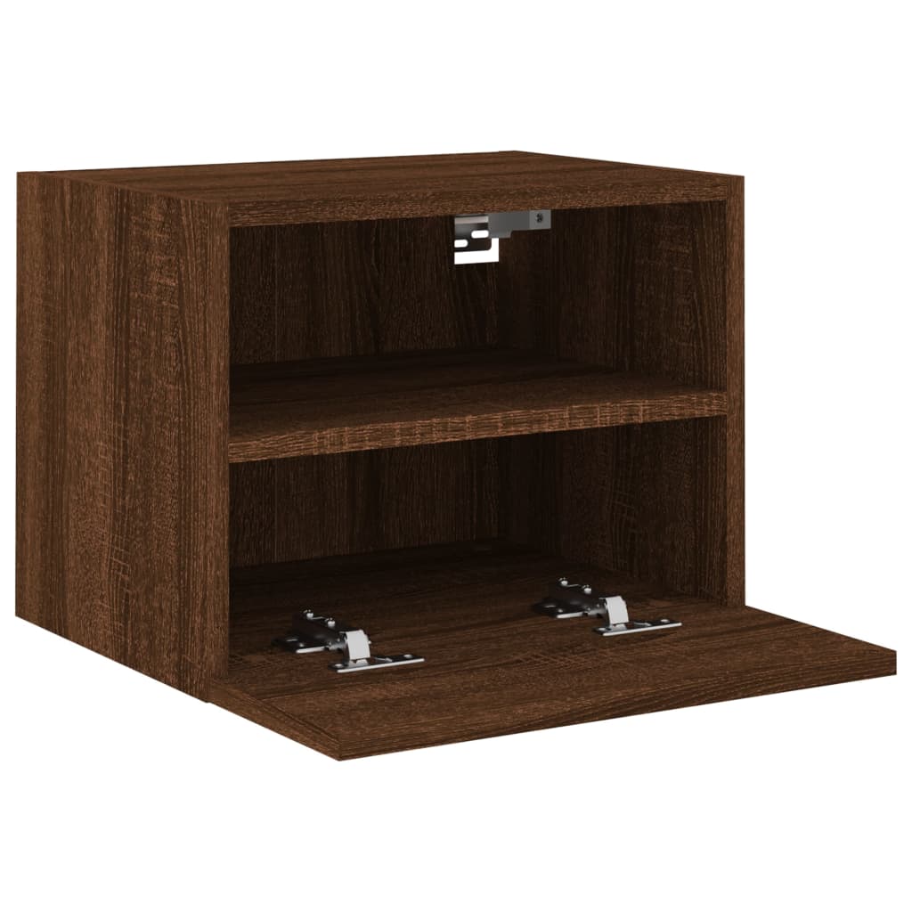 TV overskabe 2 stk Brun eg look 40x30x30 cm