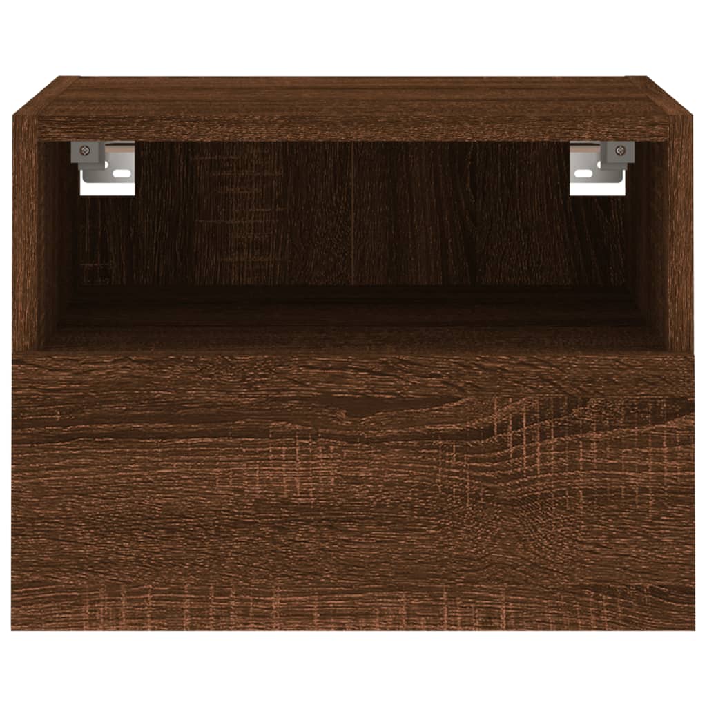 TV overskabe 2 stk Brun eg look 40x30x30 cm
