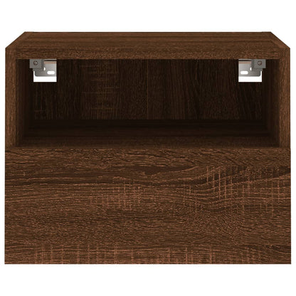 TV overskabe 2 stk Brun eg look 40x30x30 cm
