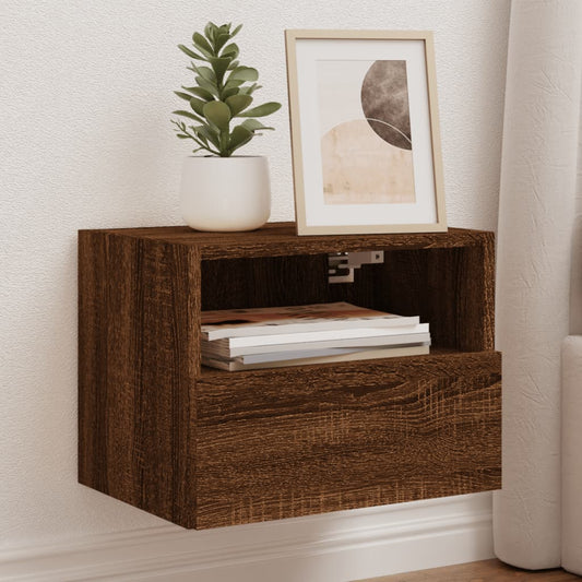 TV overskabe 2 stk Brun eg look 40x30x30 cm