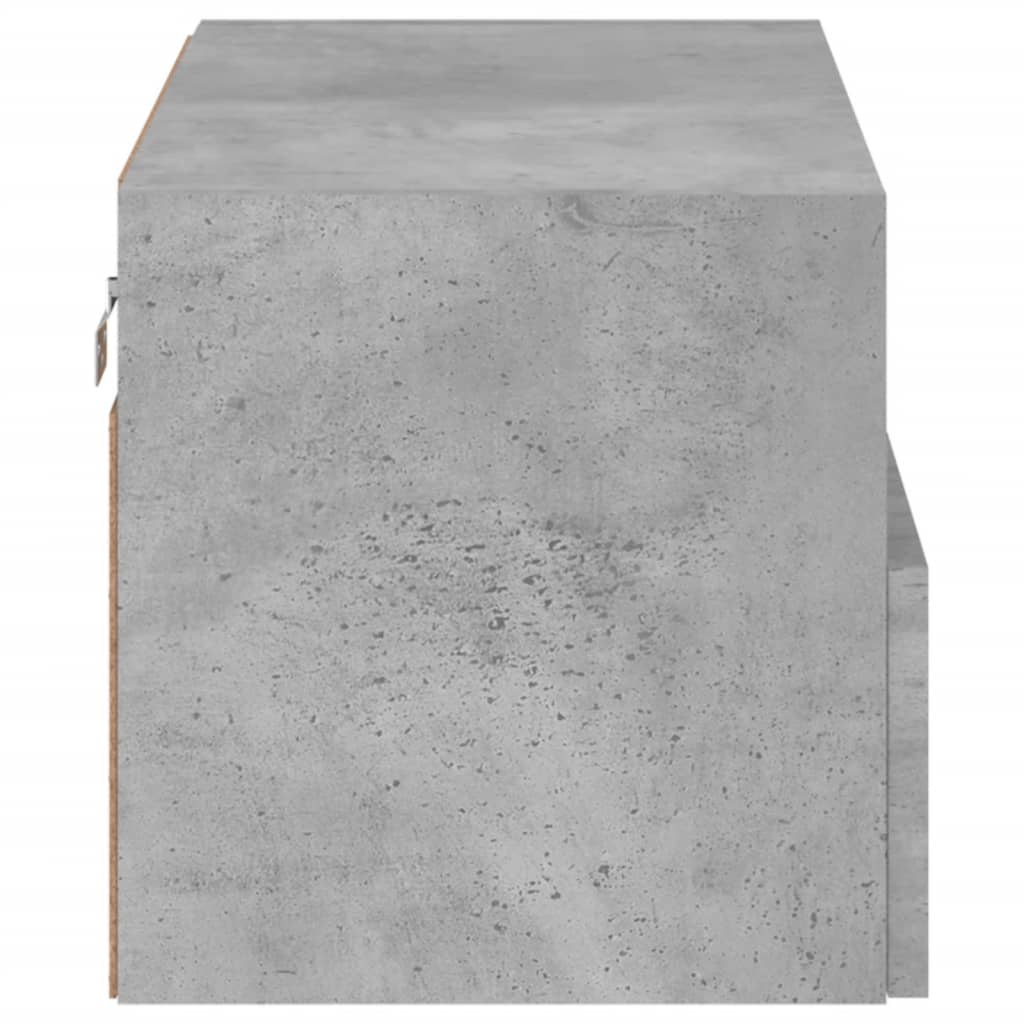 TV-Wandschrank Betongrau 60x30x30 cm Holzwerkstoff