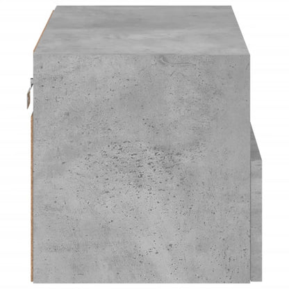 TV-Wandschrank Betongrau 60x30x30 cm Holzwerkstoff