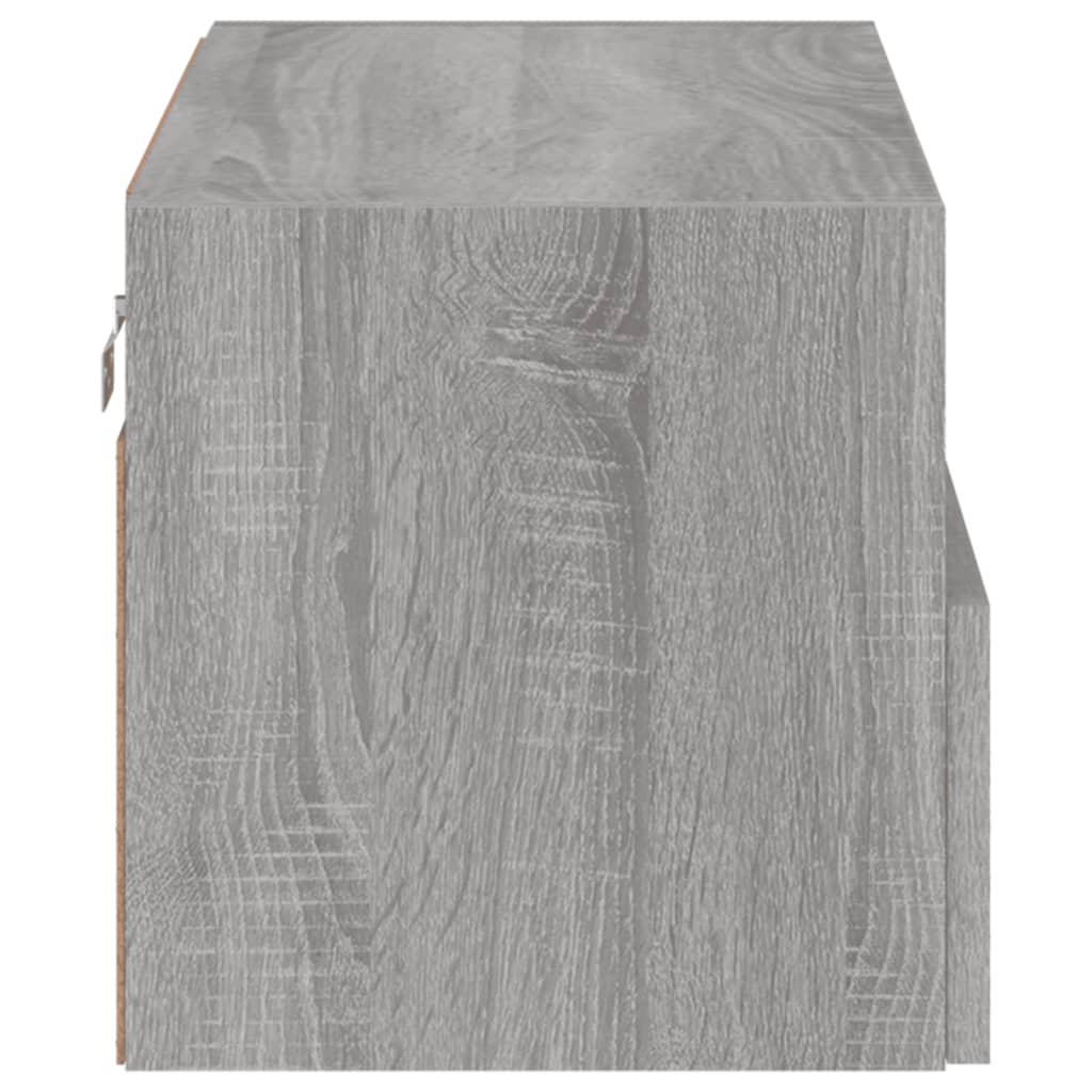 TV vægskab grå Sonoma 60x30x30 cm træmateriale