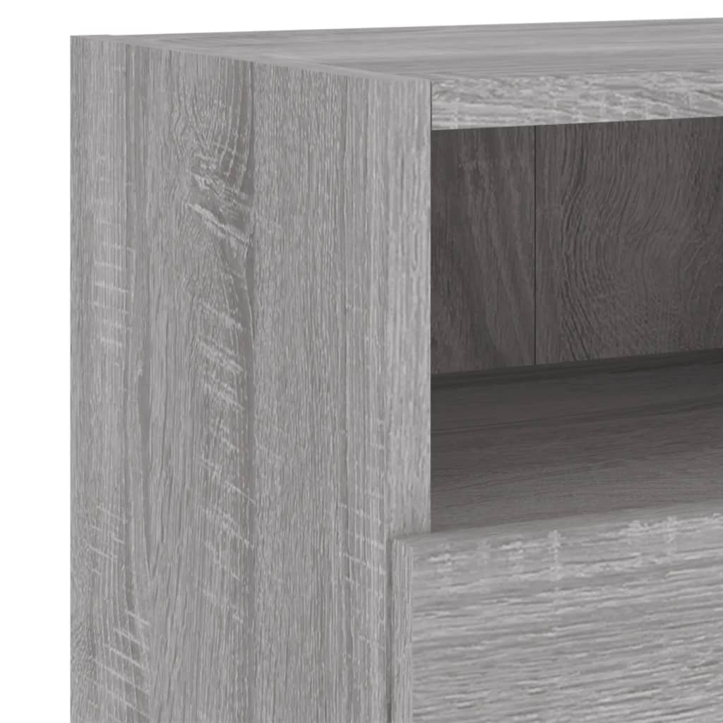 TV vægskab grå Sonoma 60x30x30 cm træmateriale
