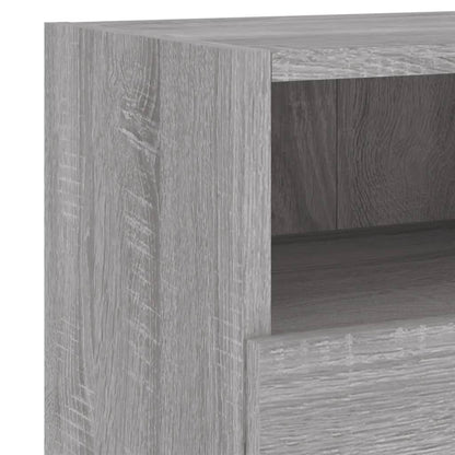 TV vægskab grå Sonoma 60x30x30 cm træmateriale