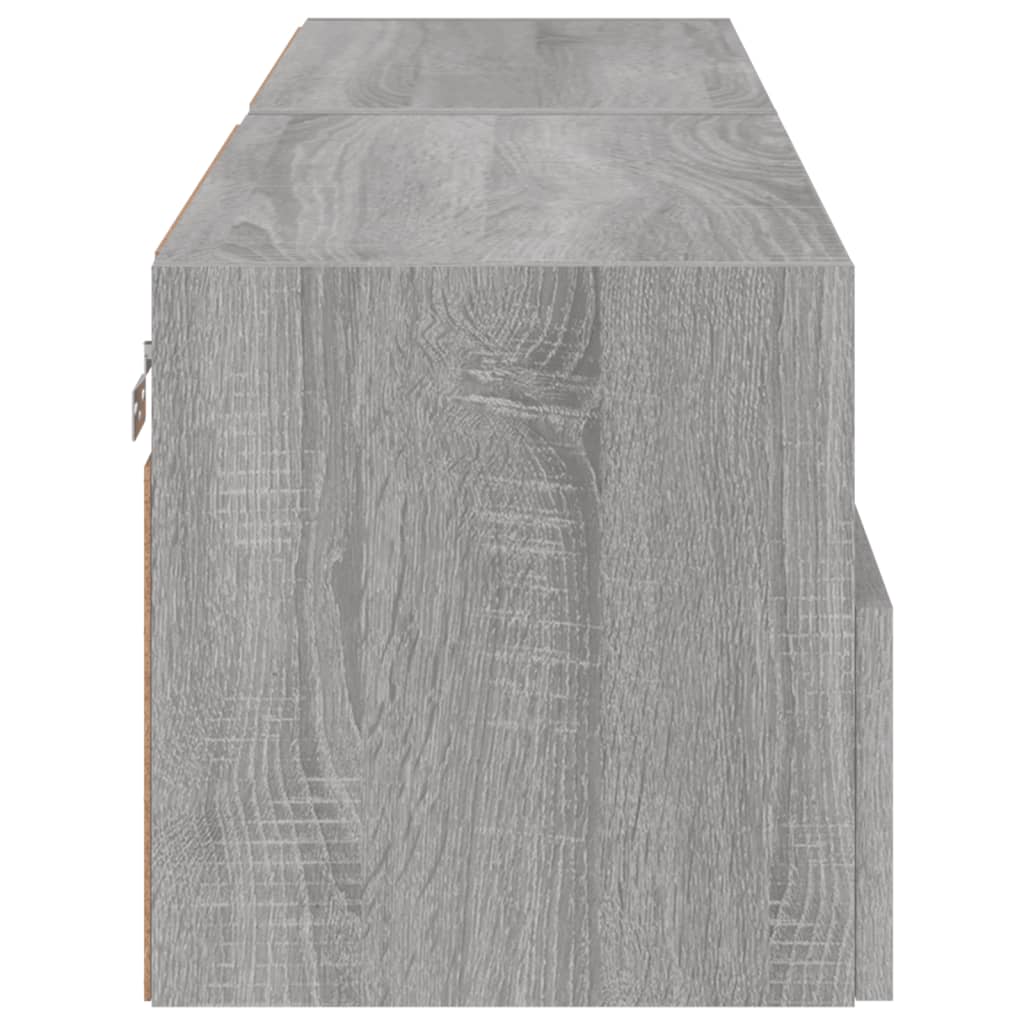 TV overskabe 2 stk Grå Sonoma 60x30x30 cm træmateriale
