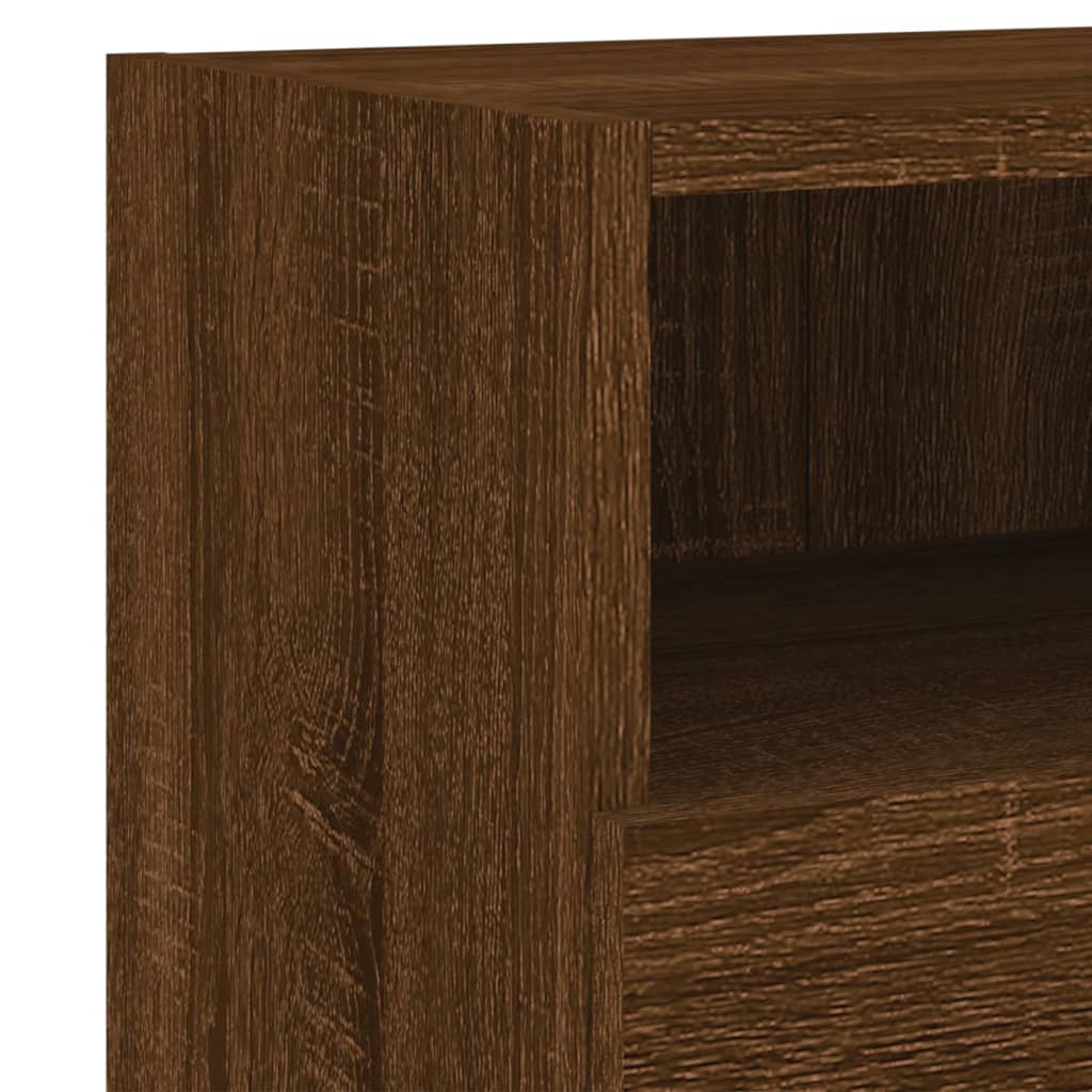 TV overskabe 2 stk Brun eg look 60x30x30 cm