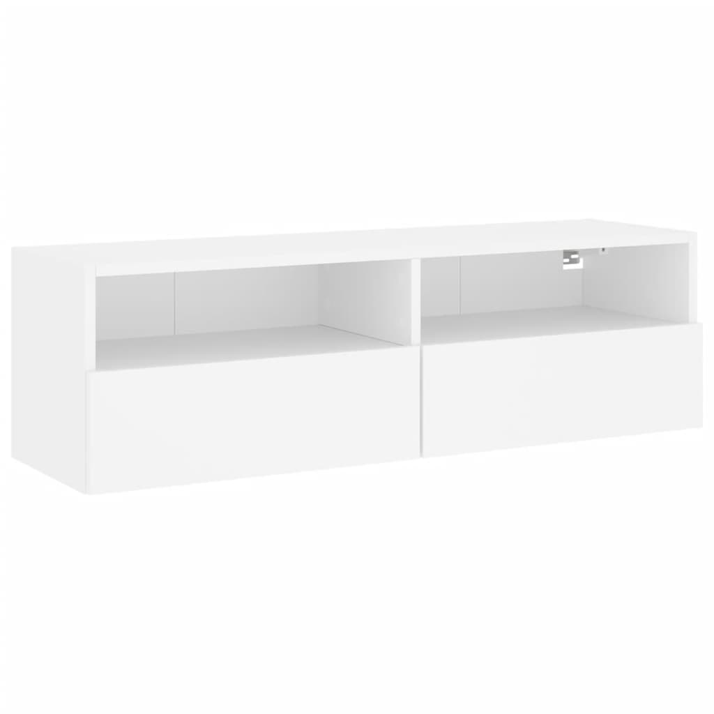 TV overskab hvid 100x30x30 cm træmateriale