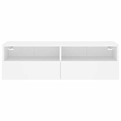TV overskab hvid 100x30x30 cm træmateriale